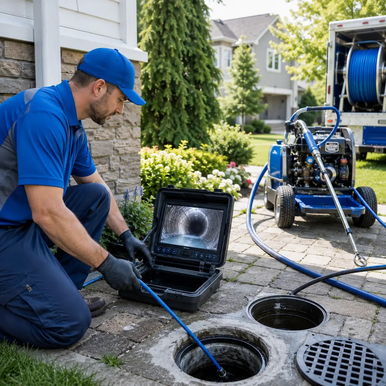 Outdoor drain cleaning professionals serving Bohemia, NY